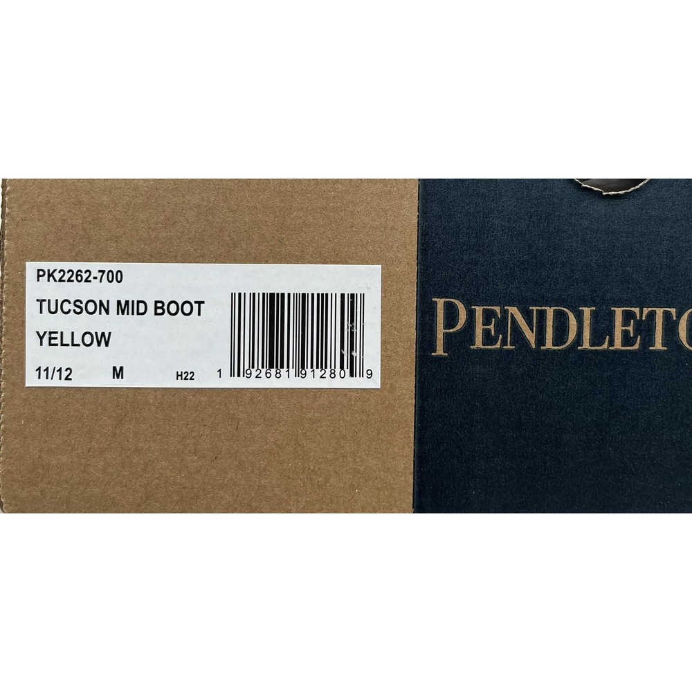 Pendleton Tucson Little Boys Rubber Mid-Calf Rain Boots Size 11/12 Yellow-Multi - Picture 7 of 10